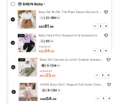 Shein New Order 4 Products